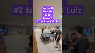Playoffs Round 1 Game 2 between Jack and Luiz! #sports #games #pingpong #tabletennis #funny