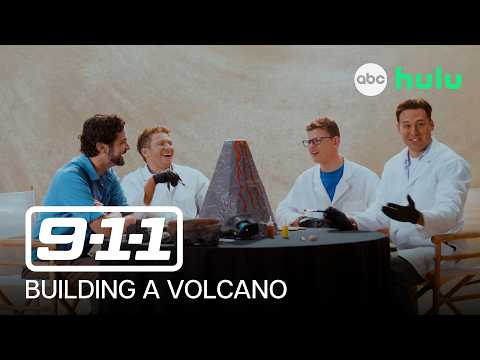 9-1-1 Cast Builds a Volcano with National Geographic Explorer Andrés Ruzo 🌋