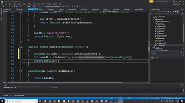 C++ Blocking Sockets Networking [Winsock] Tutorial 7: Binding a Socket