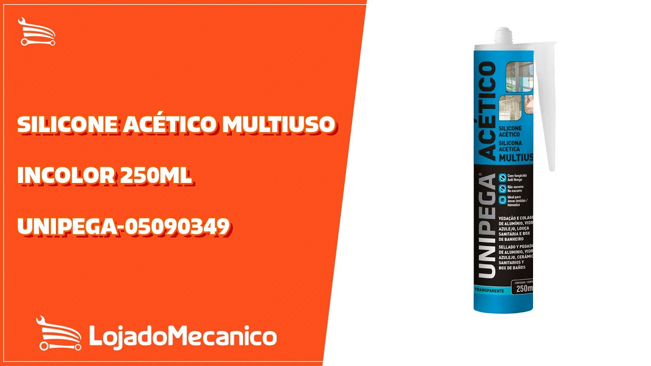 ADESIVO DE SILICONE ACÉTICO BRANCO 6525 280ML/250G  BA Elétrica - Sua Loja  de Materiais Elétricos em Manaus