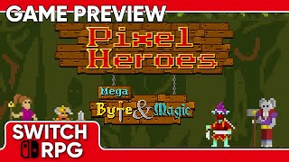 SwitchRPG Previews - Pixel Heroes: Mega Byte & Magic ​​- Nintendo Switch Gameplay