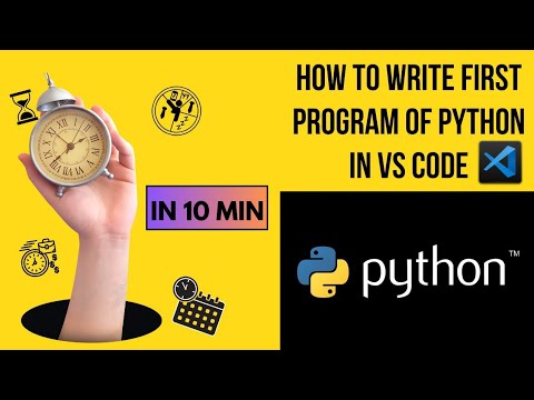 How to Run First Program in Python in VS Code in just 10 minutes. - YouTube