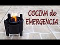 Cómo hacer una cocina de emergencia, cocina casera y fácil de hacer