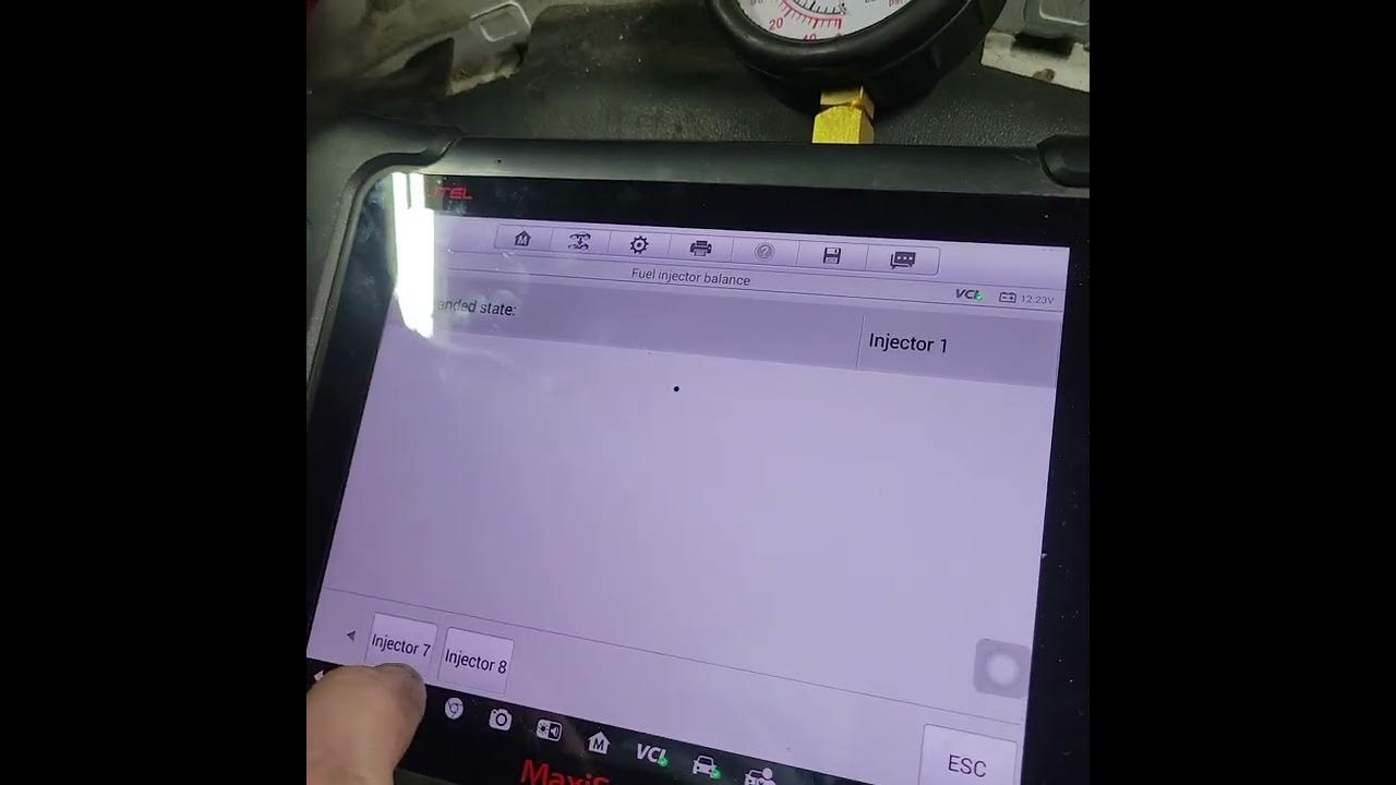 Gm ls fuel injector balance test youtube