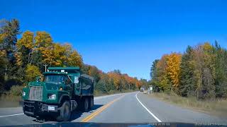 More Wonderful Fall Driving!! #5 Driving to Up North Off Grid.
