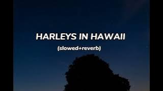 Harley is Hawaii || slowed and reverb perfectly || Katy Peri || latest song || new release 2024 ||