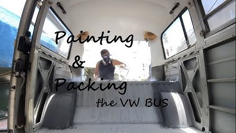 VW Bus Restoration: Painting and Packing the Bus
