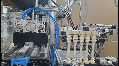 CNC lathe with Automatic tending, for woodturning!