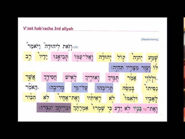 V'Zot HaBrachah 9