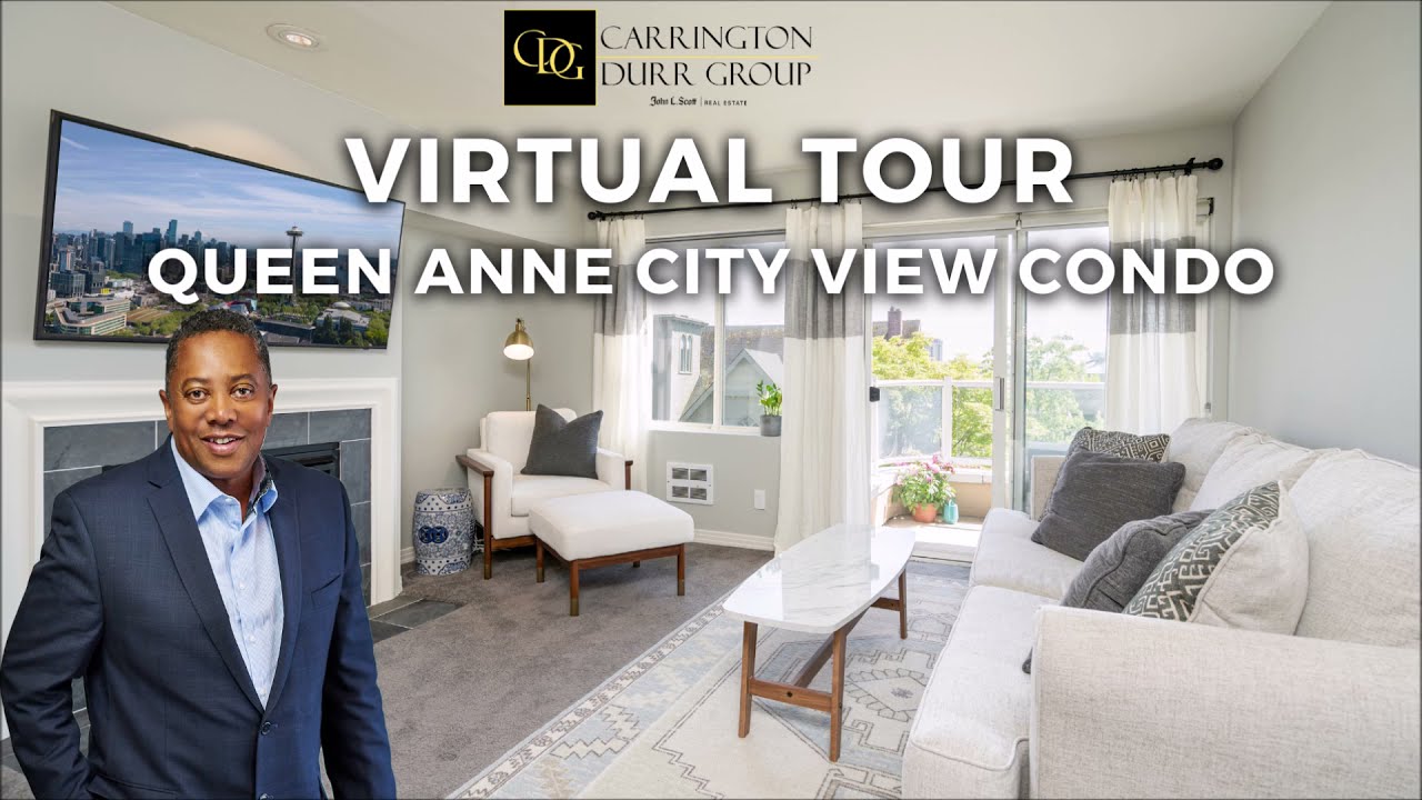 (Virtual Tour)  Queen Anne Sun-Drenched City View Condo | 801 2nd Ave N Unit 