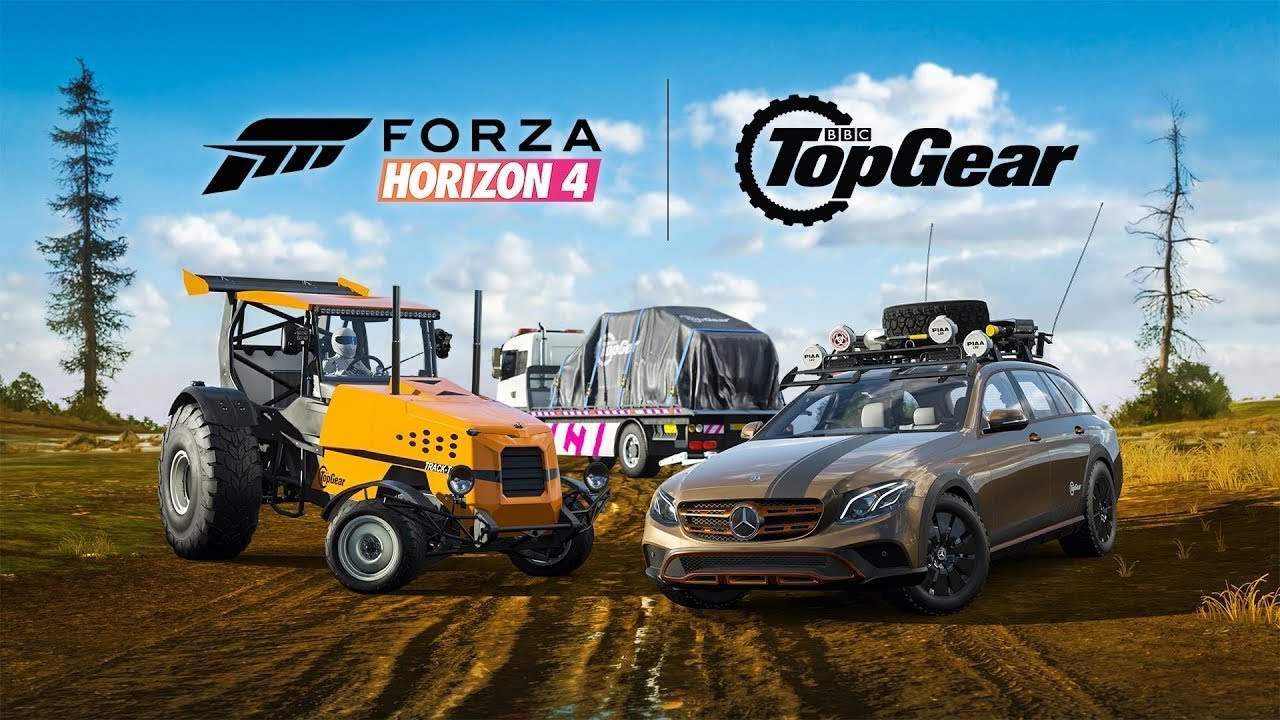 Horizon 4 механик. Спецвыпуск Top Gear Forza Horizon 4. Forza Horizon 4 Top Gear. Forza Horizon Top Gear. Трактор Forza Horizon 4.