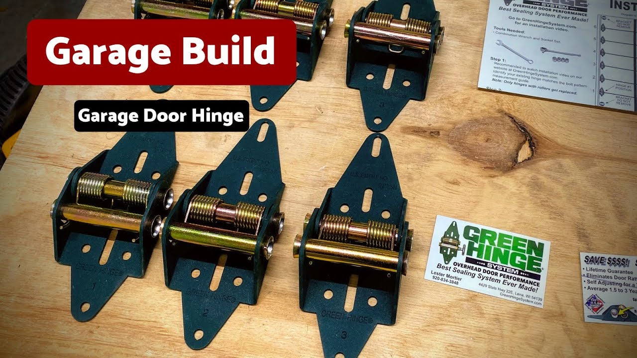 How to Install Green Hinge System | Garage Door Hinge Sealing System