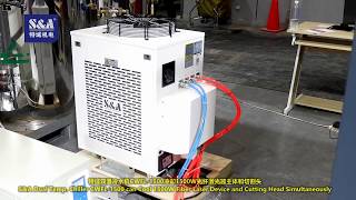 S&A Dual Temp. Chiller Cwfl-1500 Can Cool 1500W Fiber Laser Device And Cutting Head Simultaneously