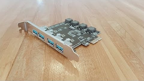 PCIe expansion card (USB 3) installation tutorial English