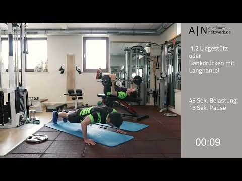 Allgemeines Krafttraining für Skilangläufer Block 1