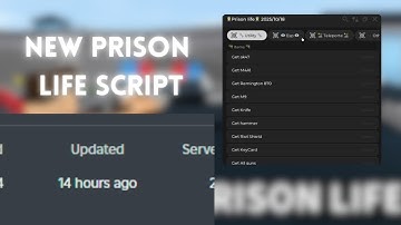 PRISON LIFE SCRIPT | OCTOBER 2025 | WORKS AFTER NEW UPDATE