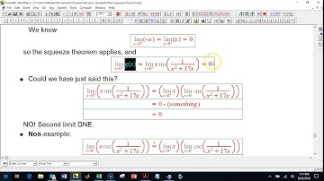 Limits, Inequalities, and the Squeeze Theorem (Part 2)