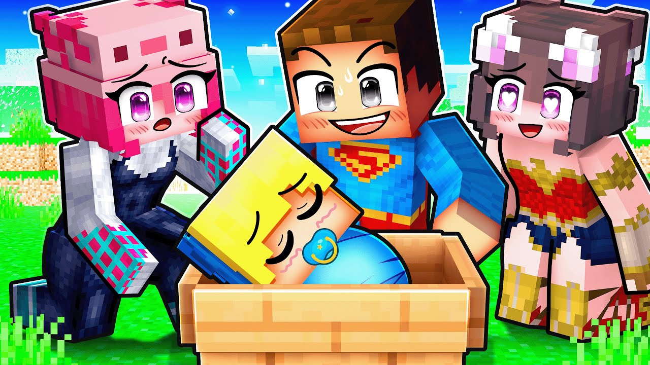 Baby Ukri wird von SUPERHELDEN adoptiert Traurige Geschichte in Minecraft!