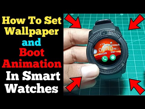 How To Set Wallpaper In Smartwatches ? || Settings Boot Animation in  Smartwatches - YouTube