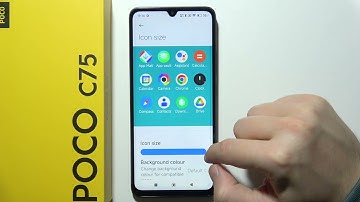 POCO C75: How to Change Icons Size?