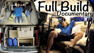 How I Built My Minivan Camper | After Three years, Fulltime #Vanlife