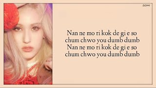 SOMI (전소미) – Dumb Dumb (Easy Lyrics)