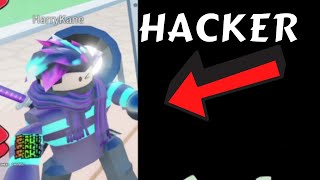 DESTROYING TOXIC HACKER FAN IN ROBLOX FUNKY FRIDAY