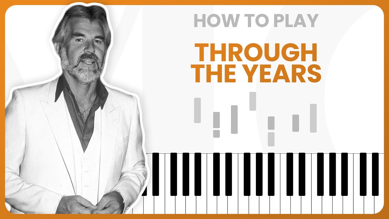 How To Play Through The Years By Kenny Rogers On Piano Piano Tutorial