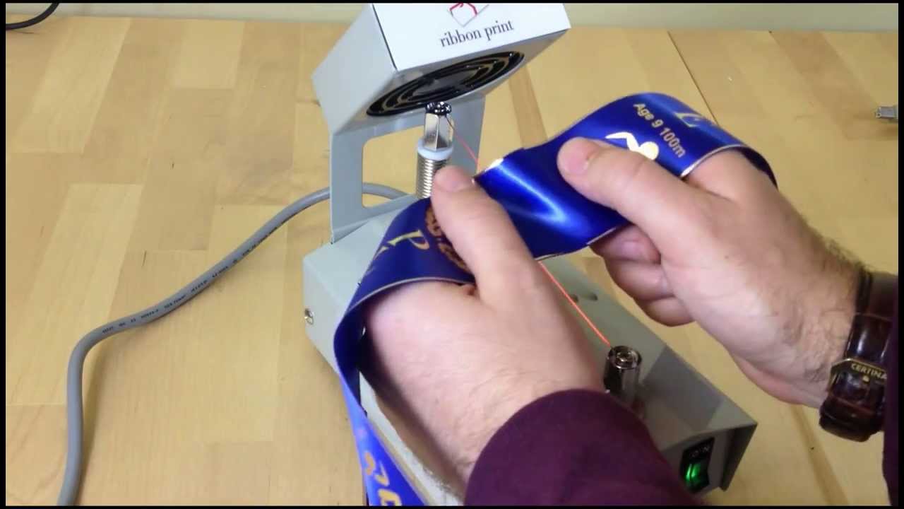 ribbon print heat cutter youtube