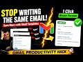 Stop Writing the Same Email Again & Again! 🚀 Gmail Templates Tutorial