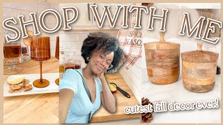 SHOP WITH ME FOR FALL DECOR🍂| Home Goods, Target, Hobby Lobby,Dollar Tree *cozy decor* MASSIVE HAUL