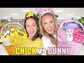 Chick  vs bunny  target shopping challenge