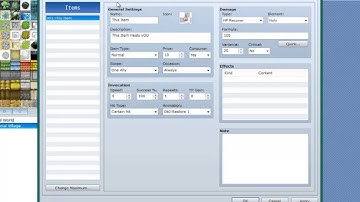 RPG Maker VX Ace Video Tutorial EP11: Making Item/Armors/Weapons