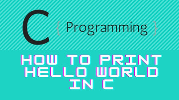 Print Hello World IN C Language || In Hindi || 2021