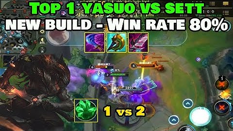 Yasuo Tốc chiến | Top 1 Yasuo 18k điểm | Build mới Tỷ Lệ Thắng 80% đang được ưa chuộng ở Trung Quốc