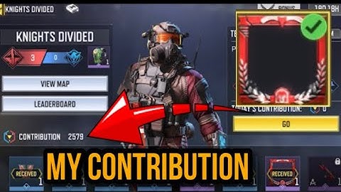 My Contribution to The Red Team Knights Divided COD Moble