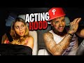 ACTING &quot;HOOD&quot; TO SEE HOW MY GIRLFRIEND REACTS.. **HILARIOUS**