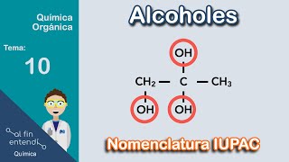 ¿Cómo nombrar ALCOHOLES? Paso a Paso