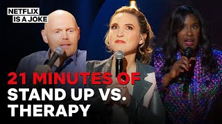 Bill Burr, Sebastian Maniscalco, and more on Standup vs Therapy | Netflix