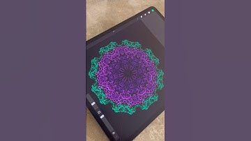 Procreate Idea #mandala #procreate #procreateart #digitalart #fyp #mandalaart #calligraphy