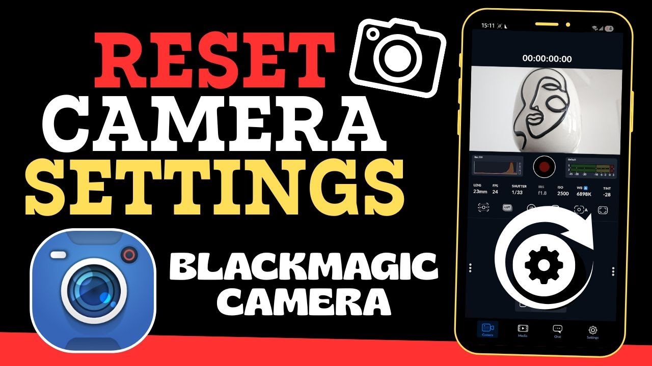 Как сбросить настройки камеры Blackmagic (восстановить настройки по умолчанию)