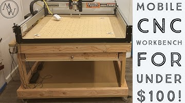 Mobile CNC Workbench For LESS Than $100! // Woodworking Build