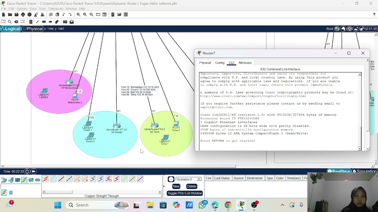 Dynamic Routing | Part 9 - Konfigurasi Area Server Public Polinela (Routing, NAT, VLAN, DHCP, DNS)