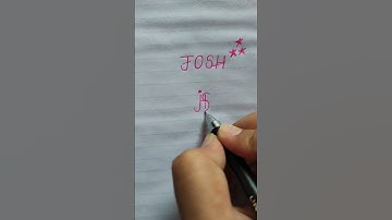 JOSH NAME LOGO 🎯 COMMENT UR NAME #viral #youtubeshorts #trending #subscribe #newtrend 🔥📈