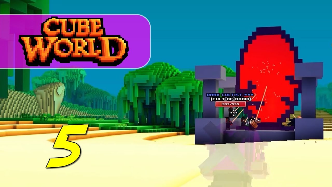 Cube World - Let's Play Ep 5 - DEMON PORTALS
