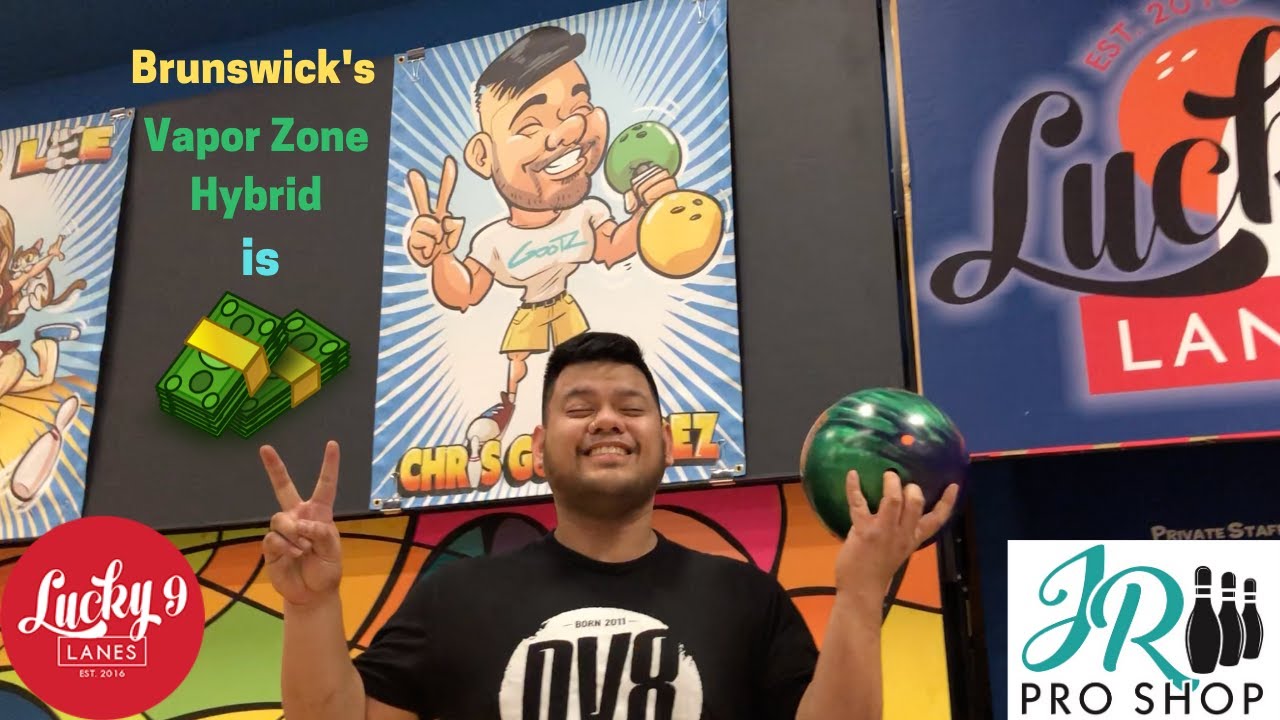 THIS BALL IS MONEY!!! Brunswick Vapor Zone Hybrid - Ball Review