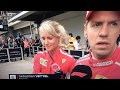 Sebastian Vettel not happy! Watch Britta.