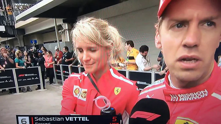 Sebastian Vettel not happy! Watch Britta.