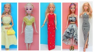 Hello! 5 diy clothes for doll ~ how to make no sew glue barbie dresses
- hacks and crafts please subscribe miniature dollhouse channel here:
https...