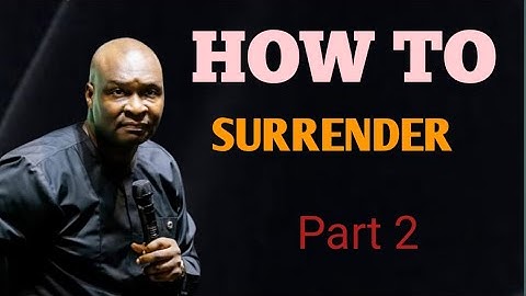 HOW TO SURRENDER ALL TO GOD . PART 2- APOSTLE JOSHUA SELMAN. LIVE